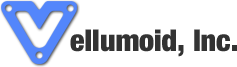Logo for Vellumoid, Inc. a leading manufacturer and processor of engineered solutions aimed at solving advanced sealing problems.